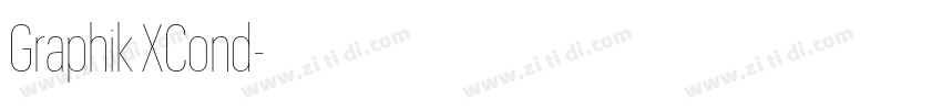 Graphik XCond字体转换